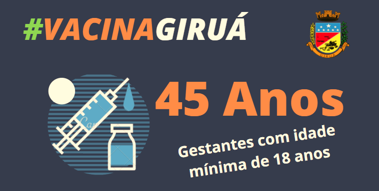 Vacinação Covid-19 avança em Giruá imunizando pessoas a partir de 45 anos